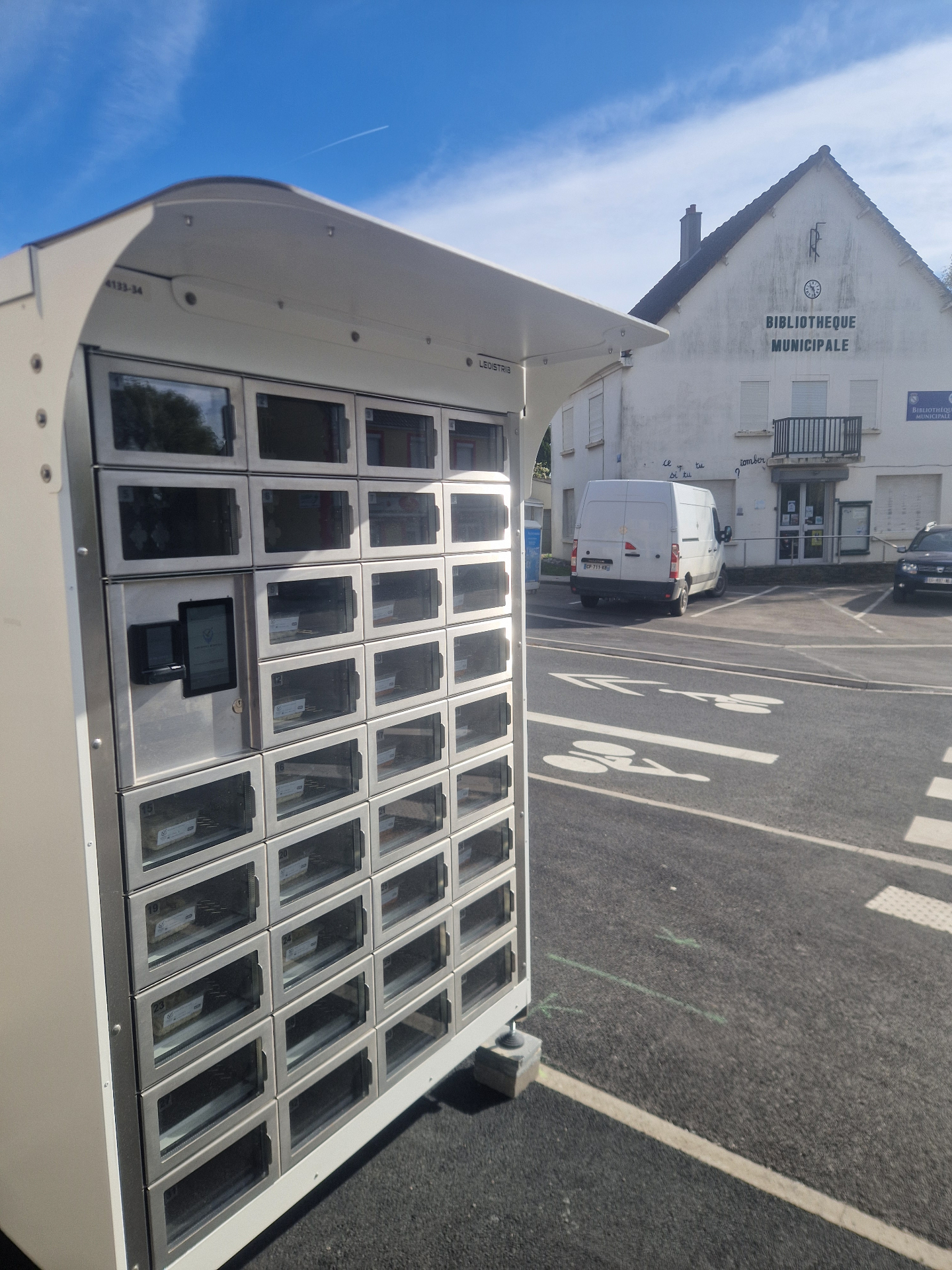 Distributeur extérieur Gourmet d'Opale en libre-service